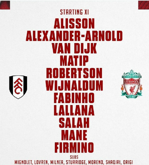 LFC starting Ful