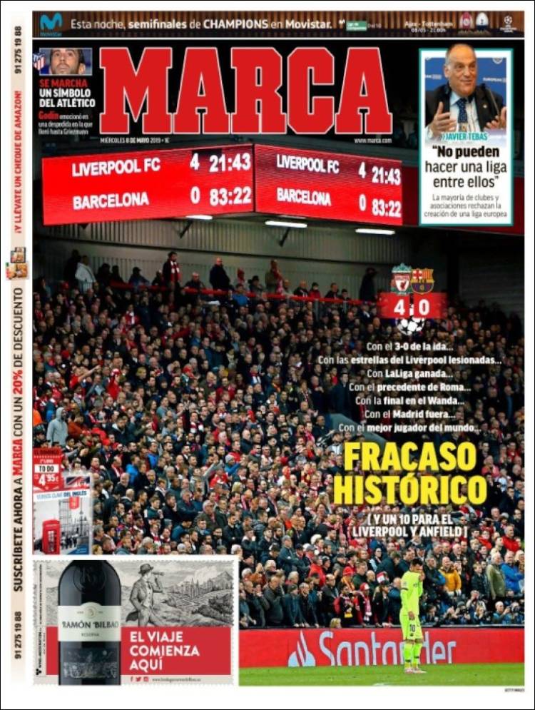 Marca Liverpool Barcelona