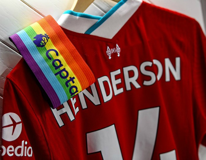 Jordan Henderson Rainbow Laces 2020 Captain Armband